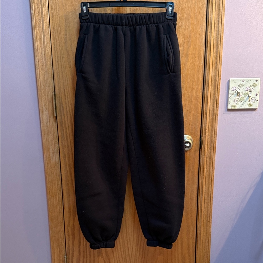 Black Jogger Sweatpants